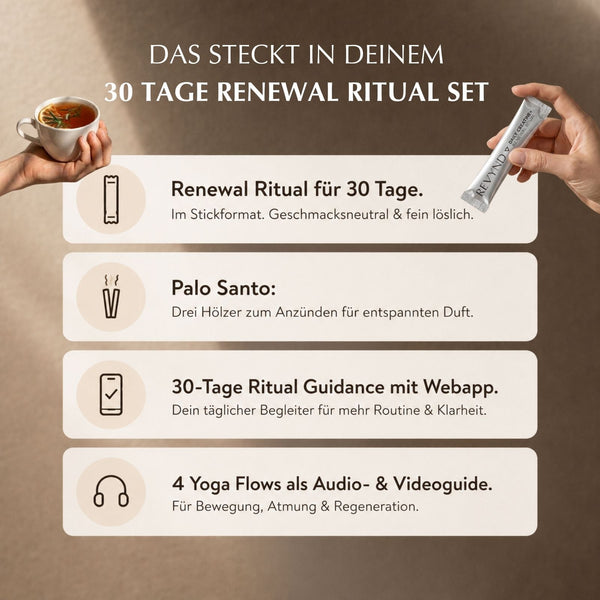 30 Tage Renewal Ritual Set - Recovery Komplex mit Kreatin